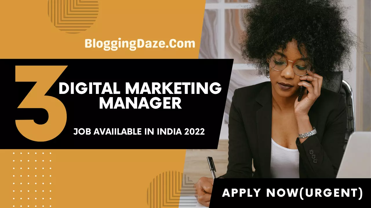Digital Marketing Manager Job Available On Primacy infotech Private Limited Company In Kolkata, West Bengal